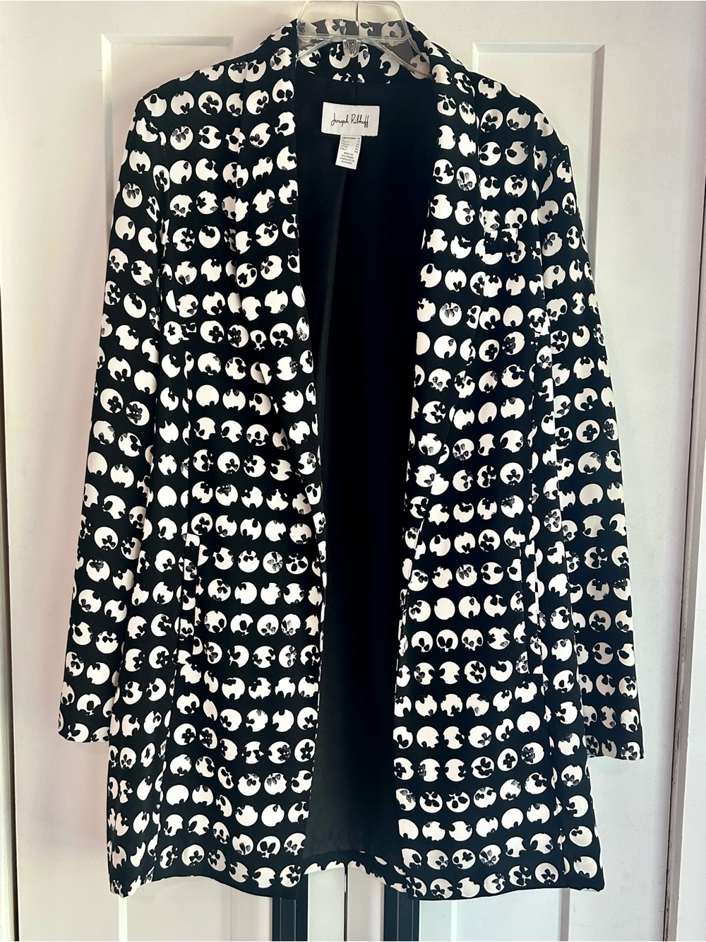 JOSEPH RIBKOFF ABSTRACT PRINT BLAZER